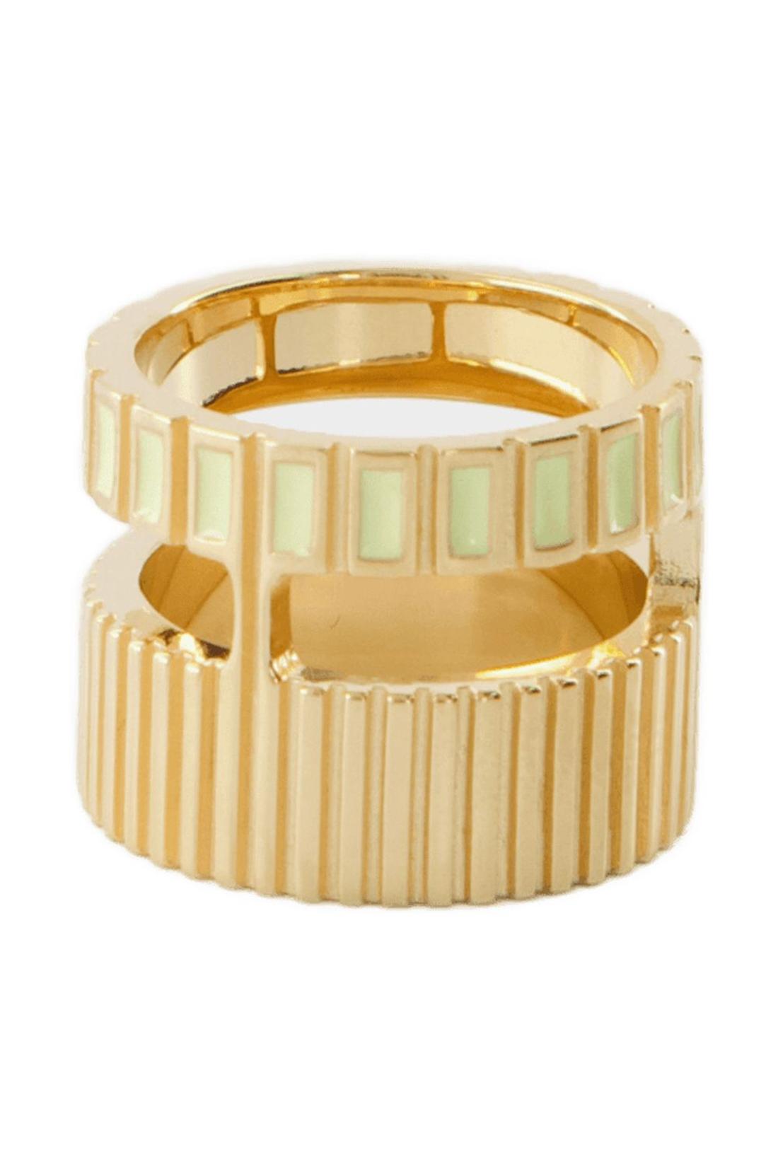 Slot Ring - Ivi - Egg Shell - Or