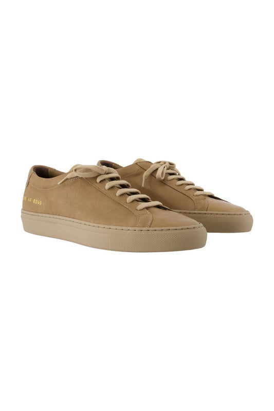 Achilles Premium Sneakers - COMMON PROJECTS - Leder - Beige