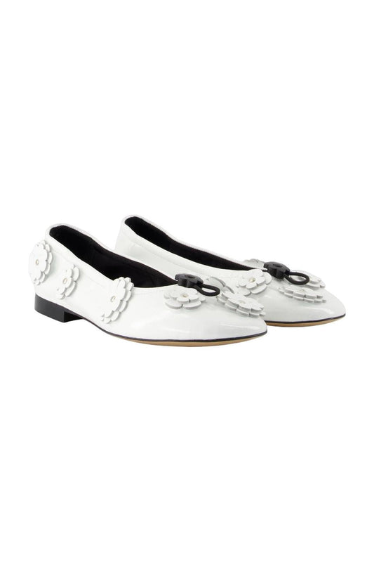 Brielle Ballerinas - CECILIE BAHNSEN - Leder - Weiß