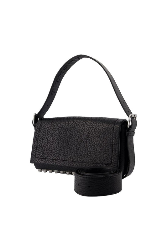 Ricco Medium Flap Handtasche - Alexander Wang - Leder - Schwarz