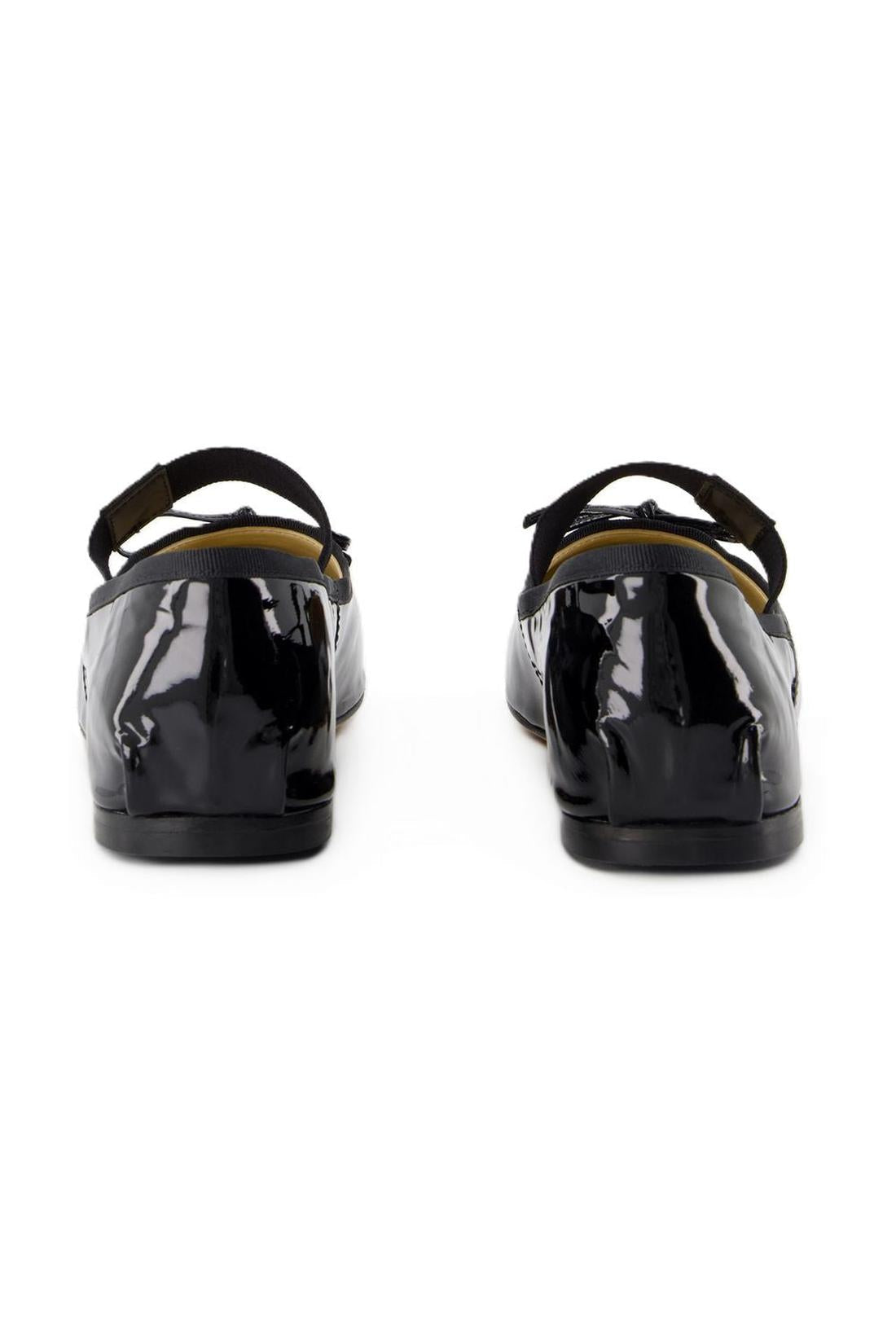 Flache Schuhe Jolie - ANINE BING - Leder - Schwarz