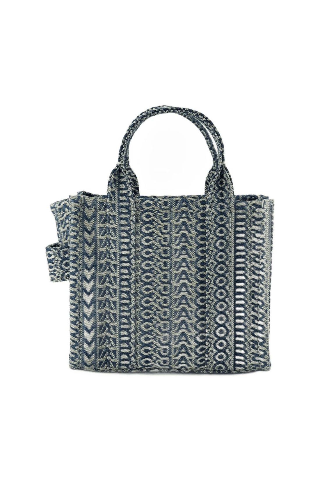Tote bag The Micro Tote - Marc Jacobs - Baumwolle - Blau