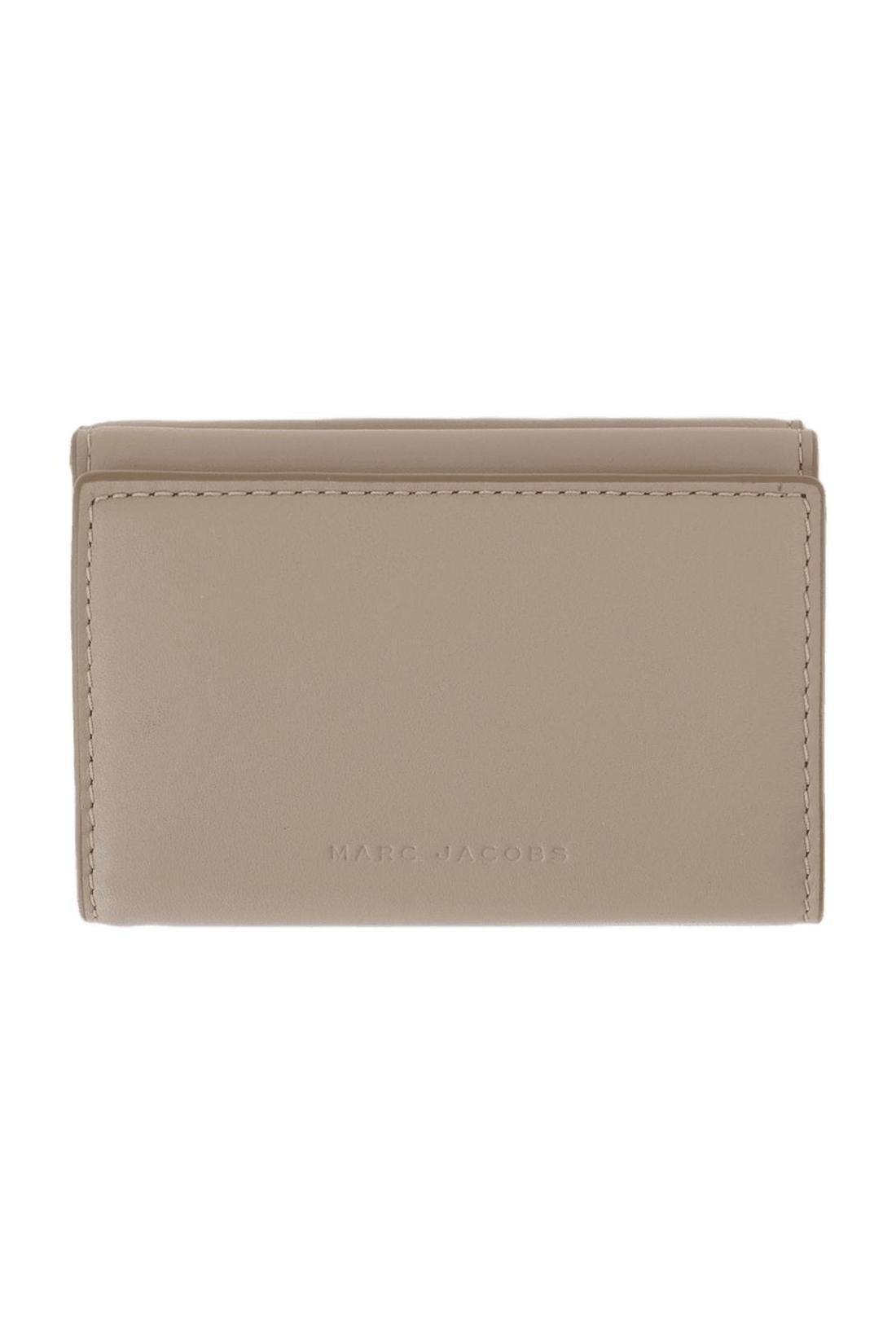 The Trifold Brieftasche - Marc Jacobs - Leder - Grau