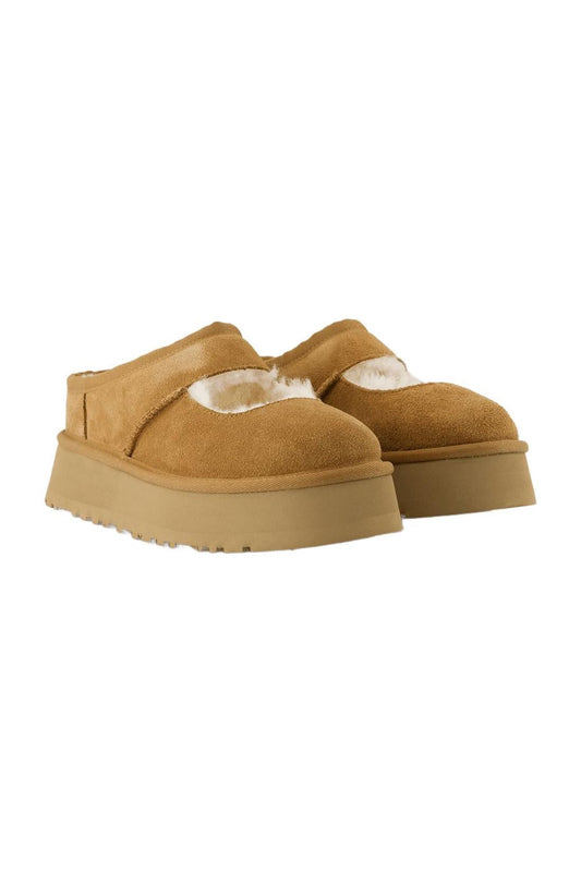 Pantoletten W Bea Mary Jane - UGG - Leder - Braun