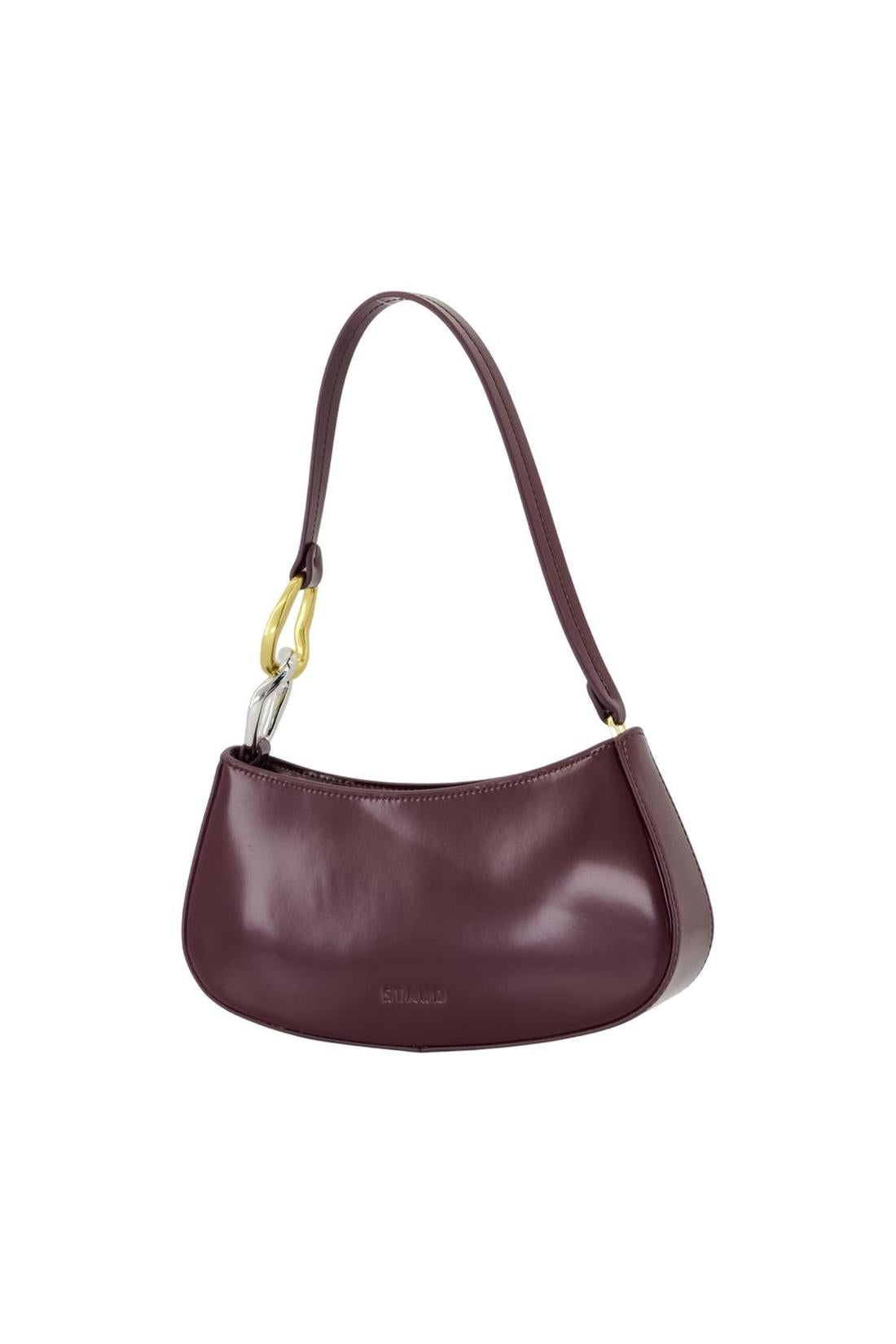 Ollie Schultertasche - Staud - Leder - Bordeaux
