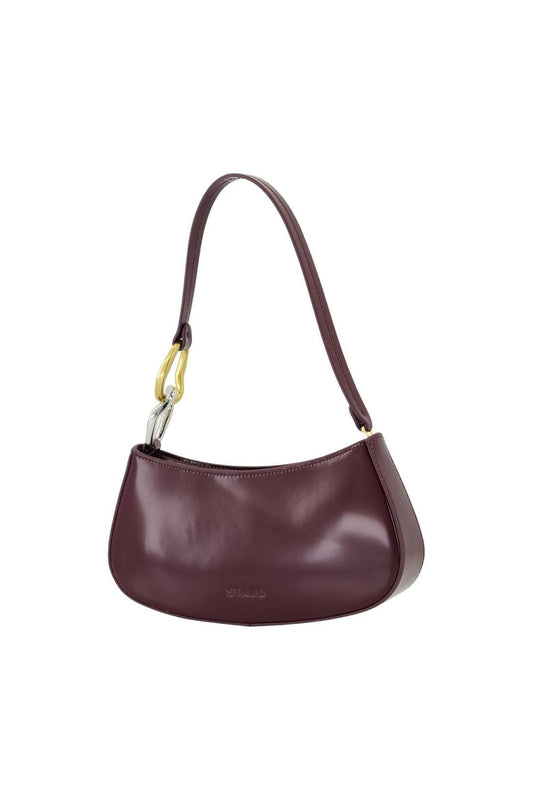 Ollie Schultertasche - Staud - Leder - Bordeaux
