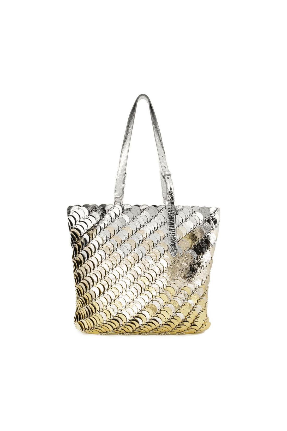 Handtasche - Rabanne - Leder - Gold