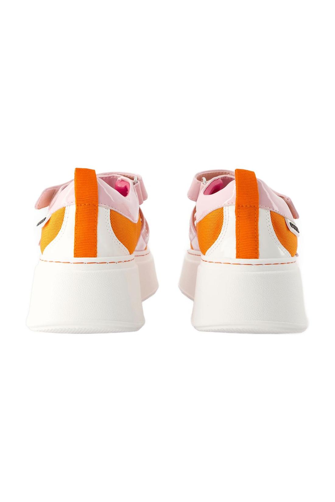 Sneakers Baskina - Carel - Leder - Orange/Pink