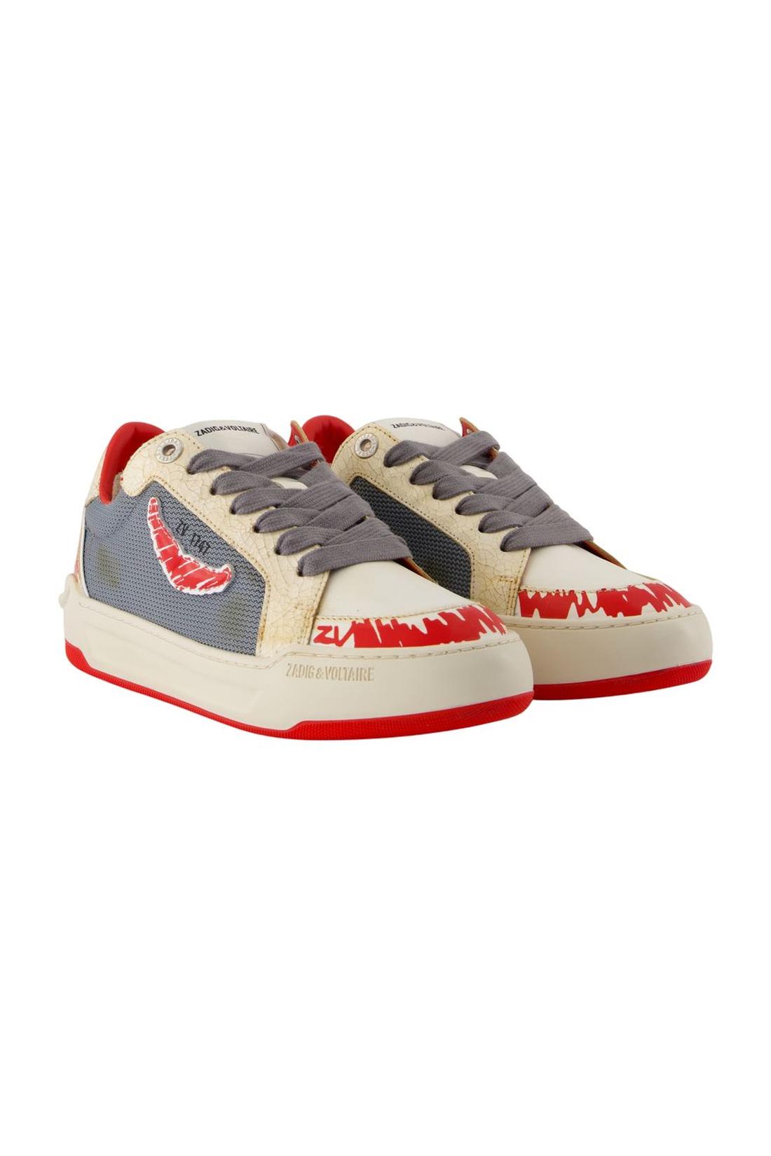 Sneakers Fly Wings - Zadig & Voltaire - Leder - Rot