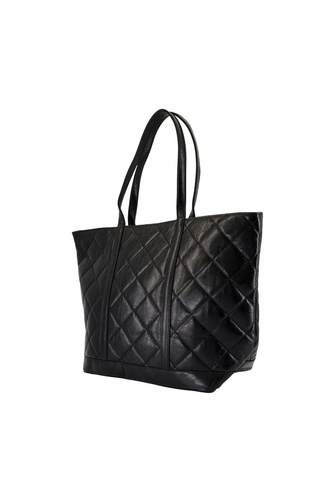 Einkaufstasche Xl - Vanessa Bruno - Leder - Schwarz