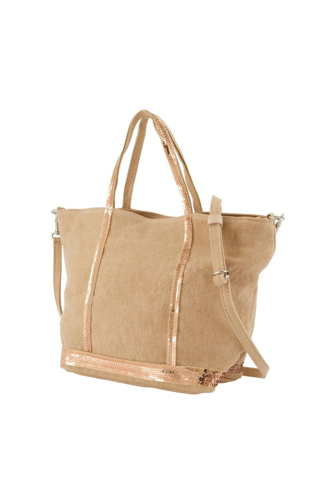 Einkaufstasche S - Vanessa Bruno - Leinen - Rosa