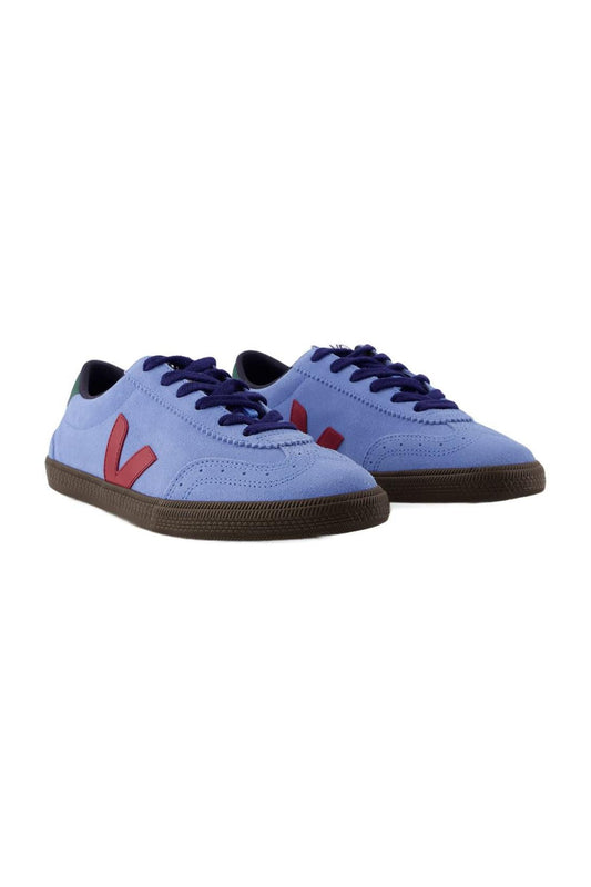 Volleyball Sneakers - Veja - Leder - Blau