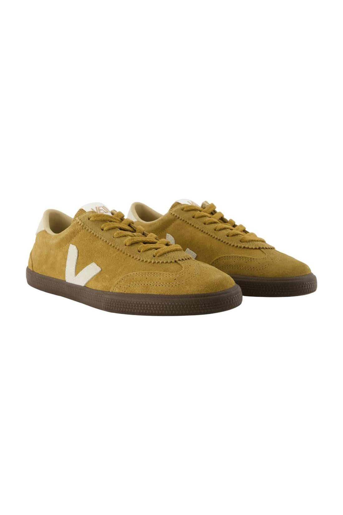Volleyball Sneakers - Veja - Leder - Khaki