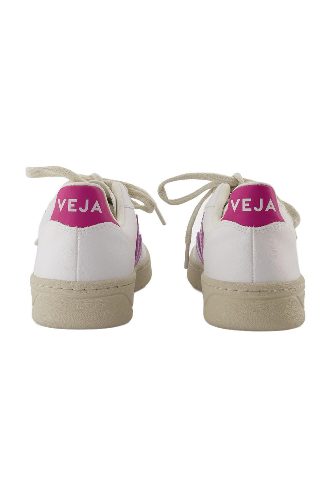 Sneakers V-10 W - Veja - Baumwolle - Weiß