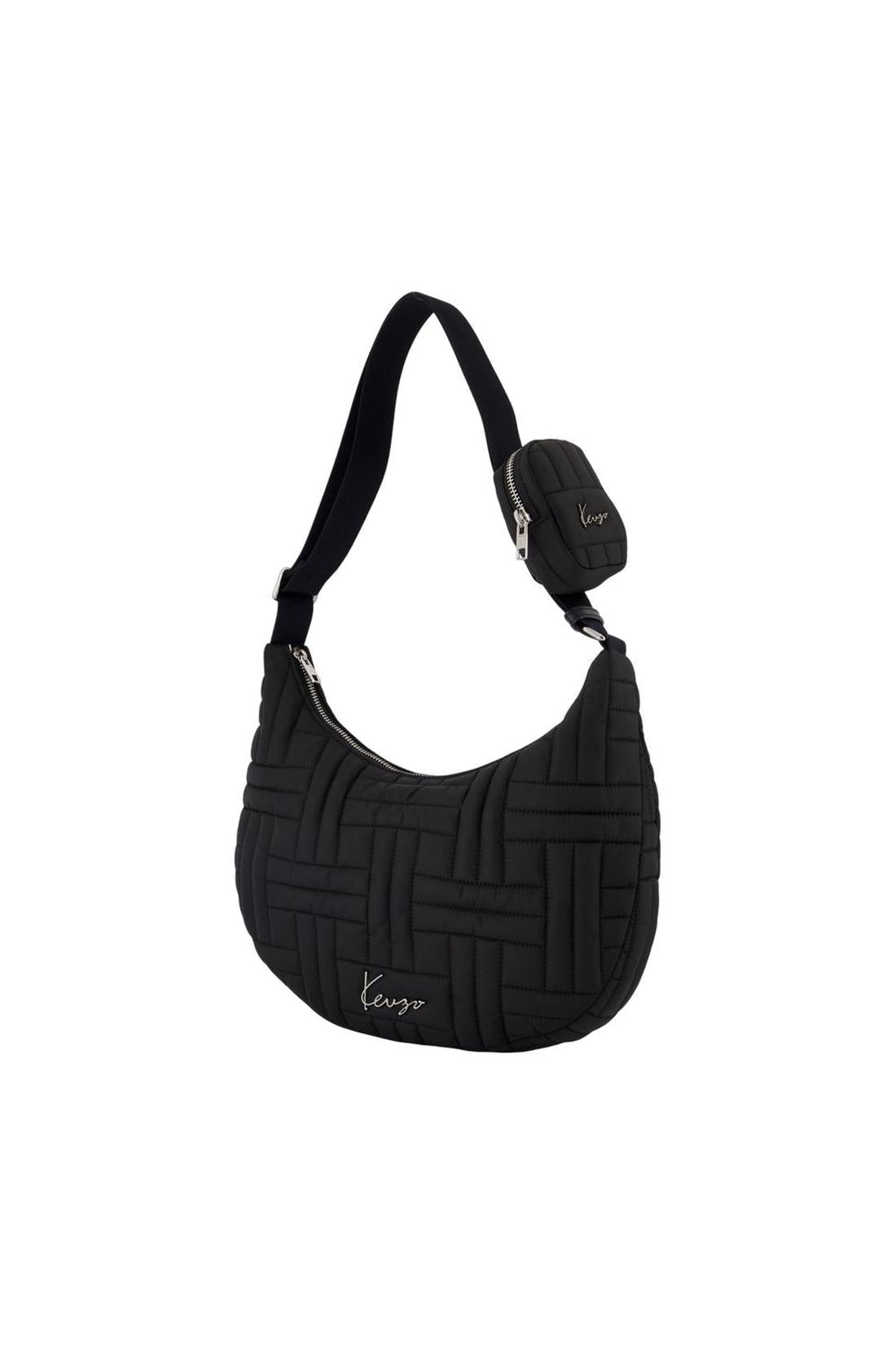 Crossbody Bag Schultertasche - Kenzo - Nylon - Schwarz