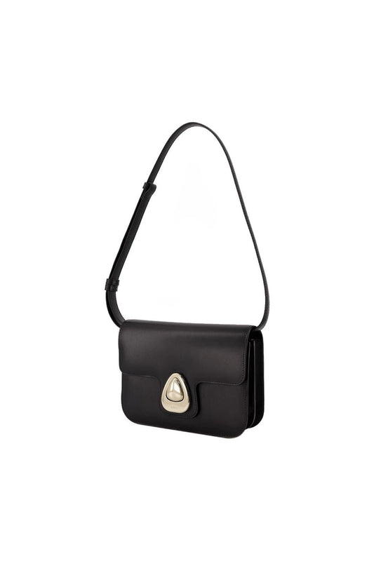 Astra Small Schultertasche - A.P.C - Leder - Schwarz