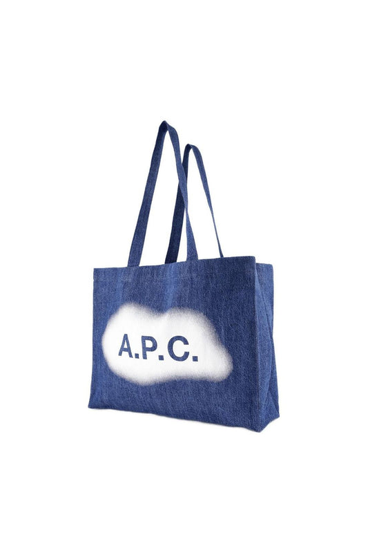 Tote Bag Diane - A.P.C - Baumwolle - Blau