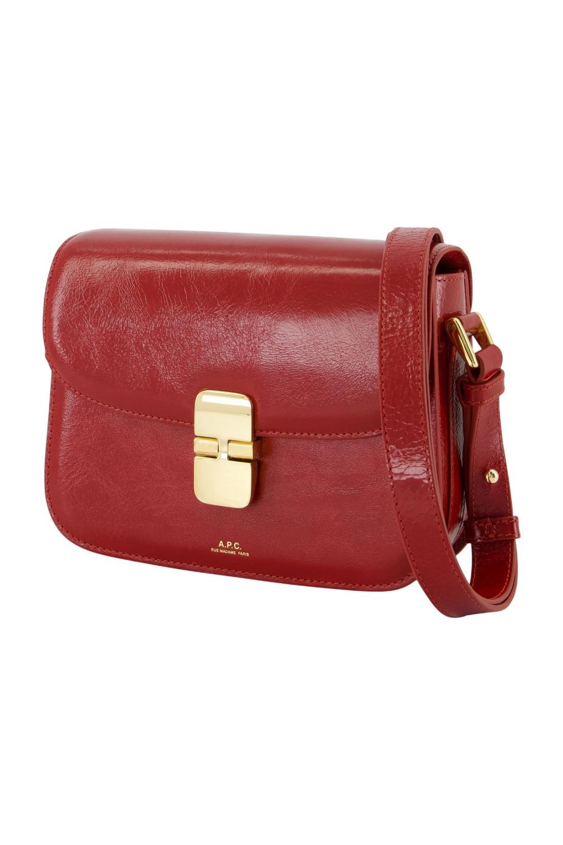 Grace Small Schultertasche - A.P.C. - Leder - Rot