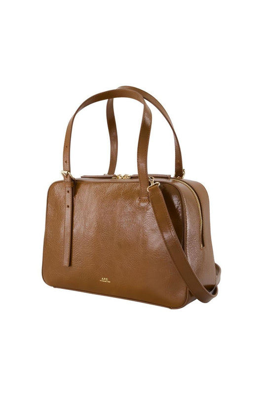 Virginie Schultertasche - A.P.C. - Leder - Braun