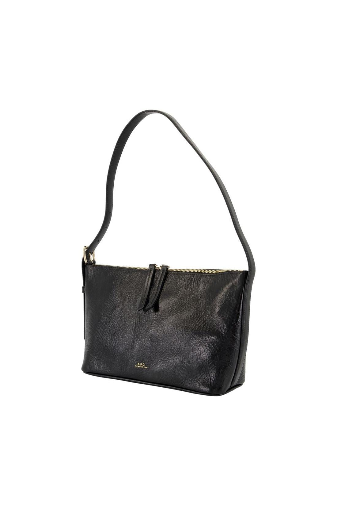 Schultertasche Vera - A.P.C. - Leder - Schwarz