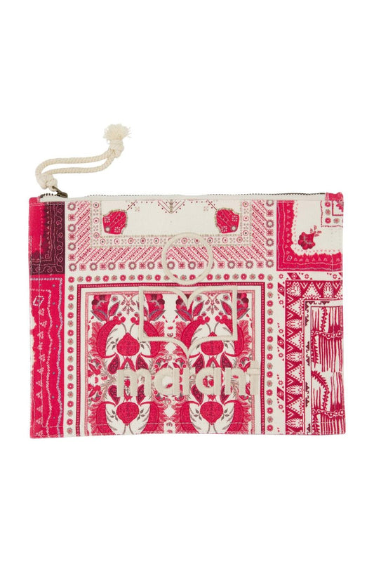 Netia Ge Clutch - Isabel Marant - Baumwolle - Rot