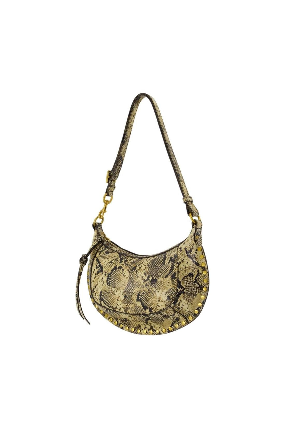 Oskan Moon Gb Schultertasche - Isabel Marant - Leder - Beige