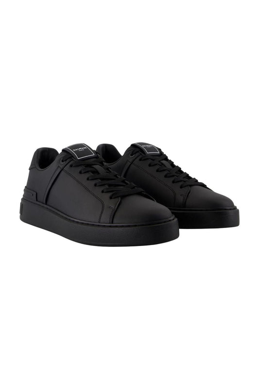 Sneakers B-Court - Balmain - Leder - Schwarz