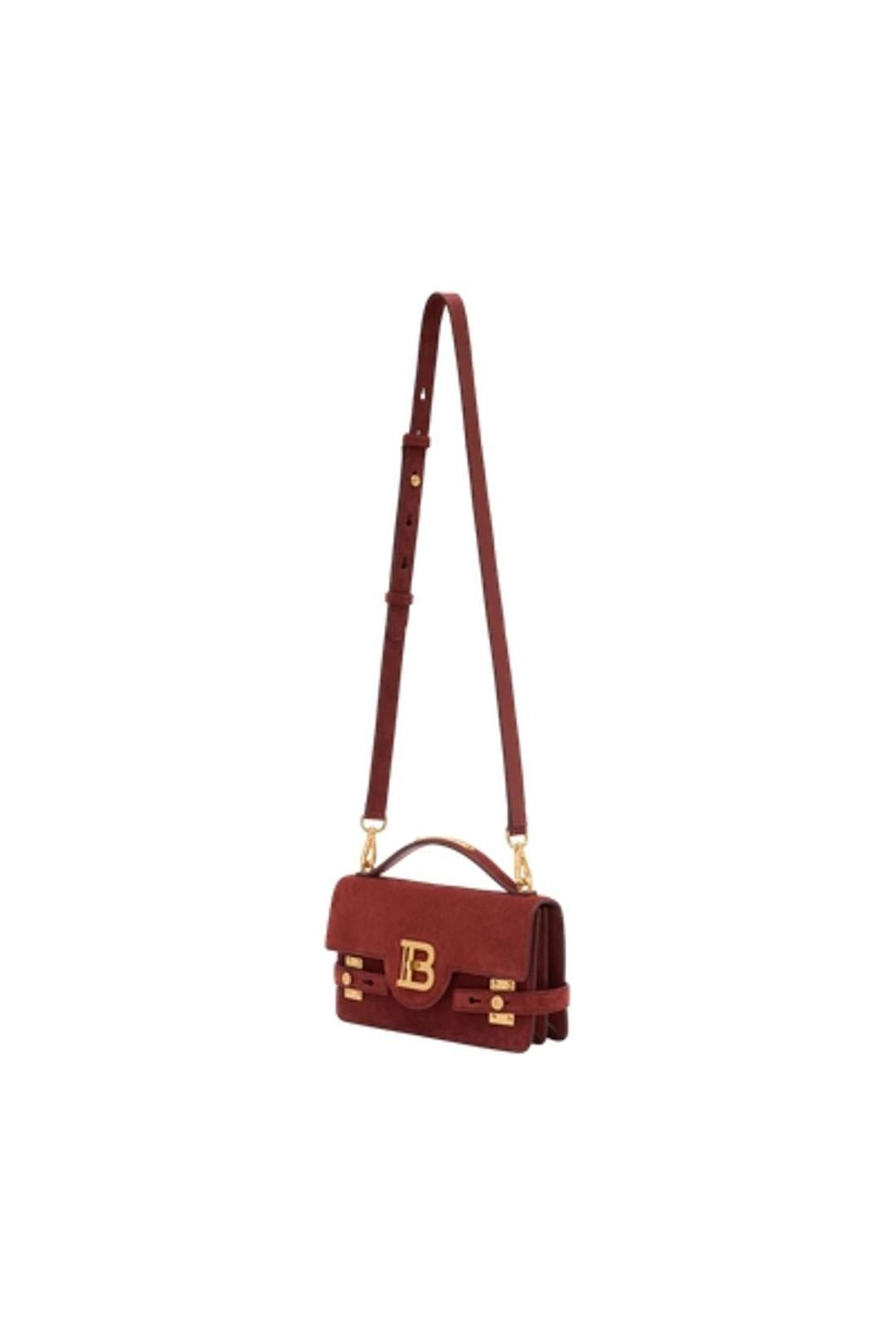 Schultertasche B-Buzz 24 - Balmain - Leder - Rot