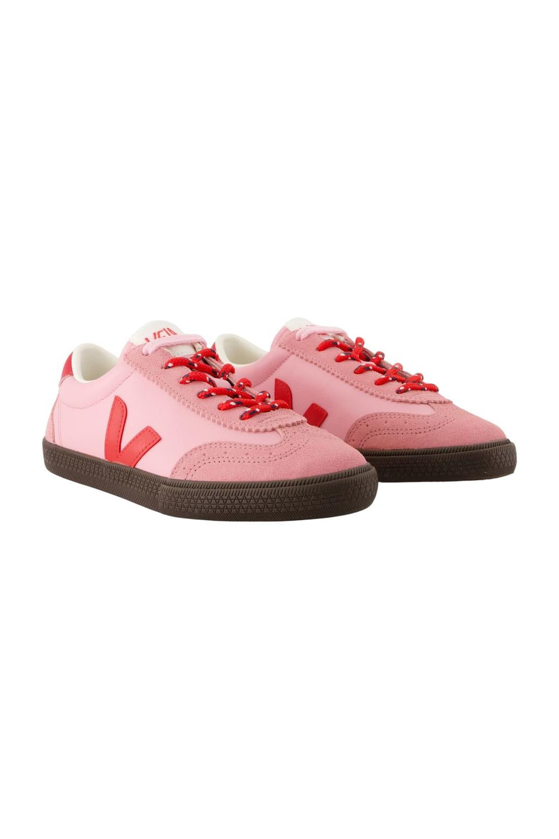 Volleyball Sneakers - Veja - Leder - Pink
