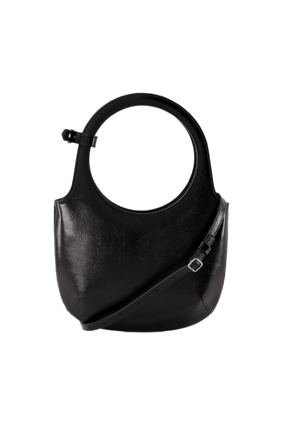 Holy Handtasche - Courreges - Leder - Schwarz
