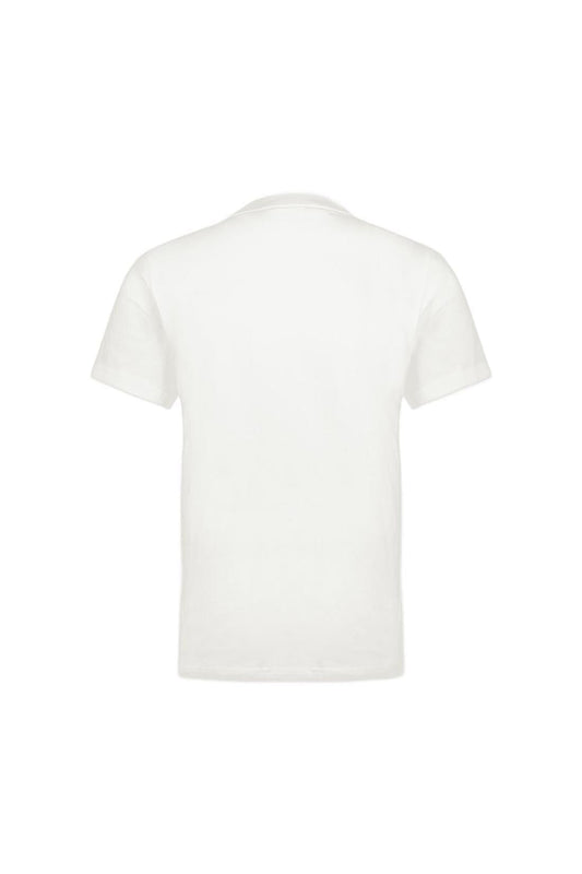 AC Straight T-Shirt - Courreges - Baumwolle - Heritage White