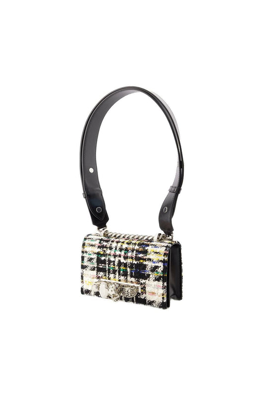 Mini Jewell Satchel Bag - Alexander McQueen - Tweed - Multi