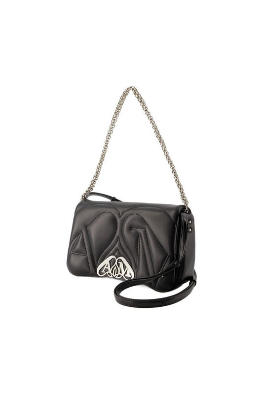 Tasche The Seal Small - Alexander Mcqueen - Leder - Schwarz