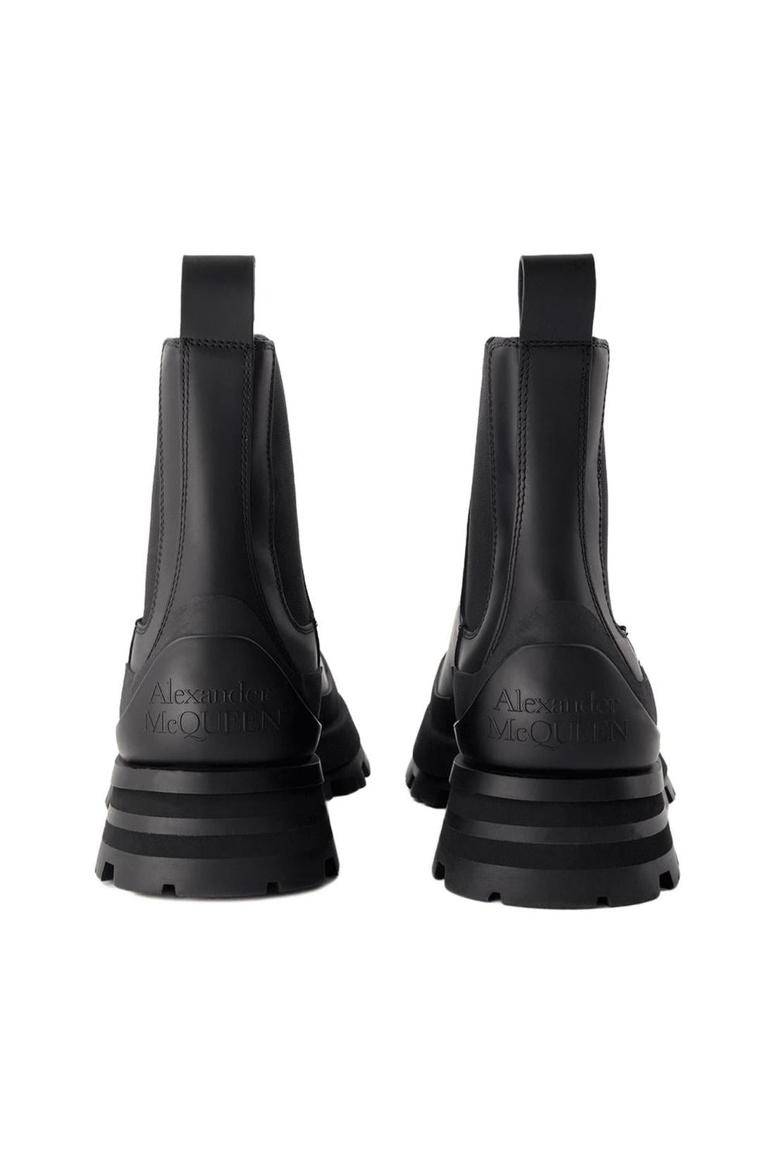 Wander Stiefeletten - Alexander Mcqueen - Leder - Schwarz