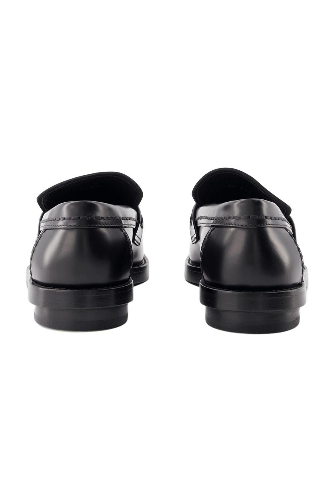 Seal Mokassins - Alexander McQueen - Leder - Schwarz/Silber