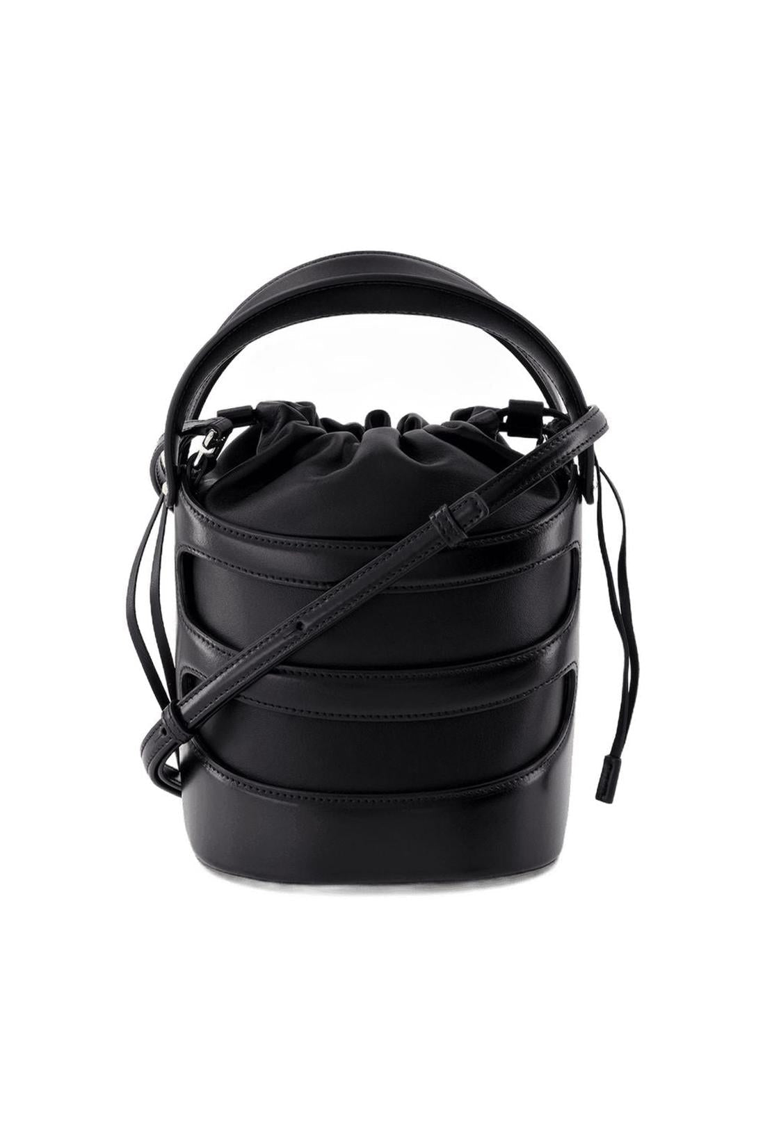 Rise Handtasche - Alexander McQueen - Leder - Schwarz