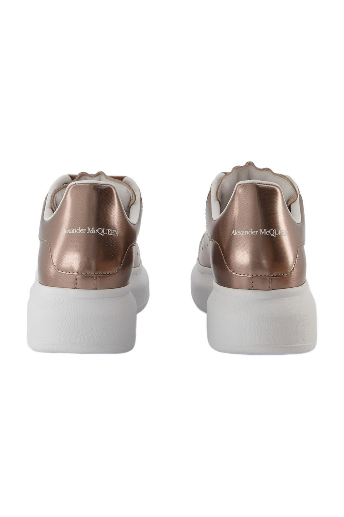 Oversized Sneakers - Alexander McQueen - Leder - Beige