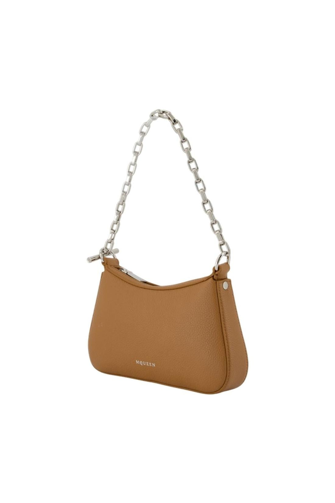 T Bar Mini Handtasche - Alexander McQueen - Leder - Braun