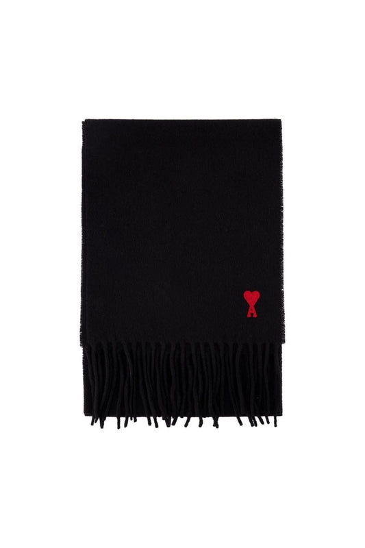 Red Adc Schal - AMI Paris - Wolle - Schwarz