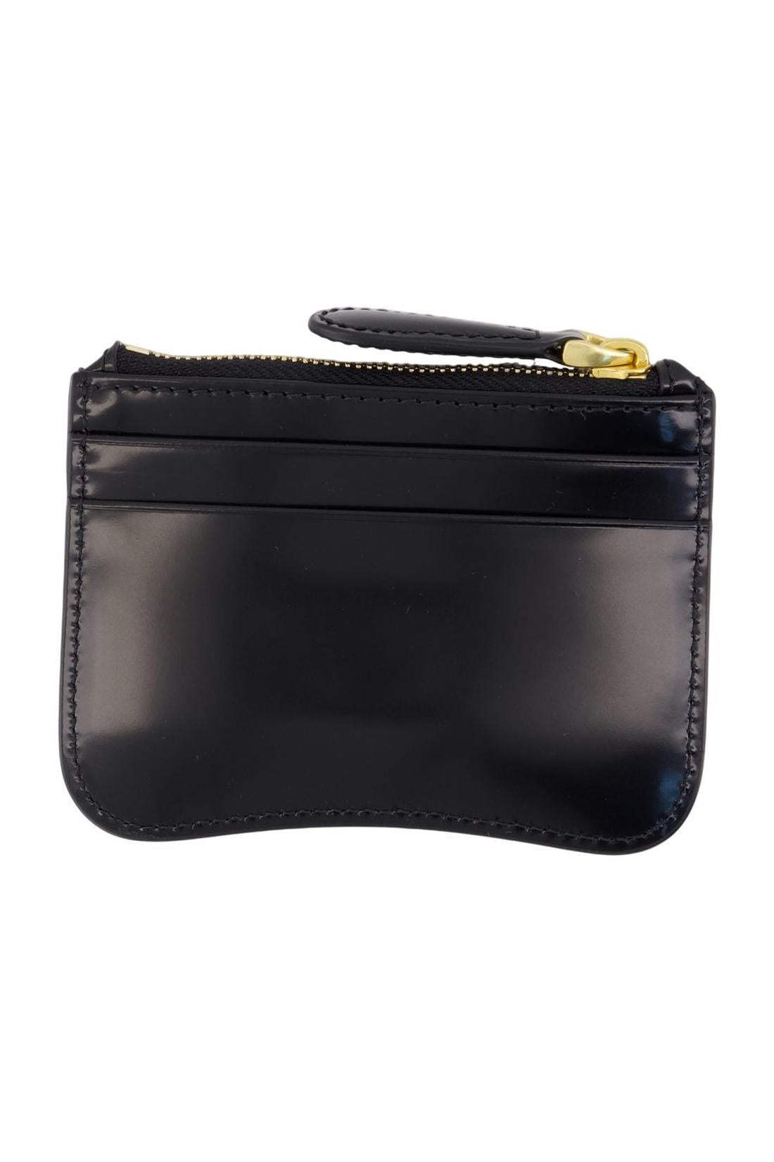 Kartenhalter Paris Zip - AMI Paris - Leder - Schwarz