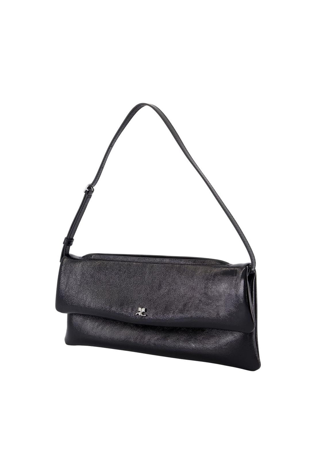 Cuff Clutch - Courreges - Leder - Schwarz