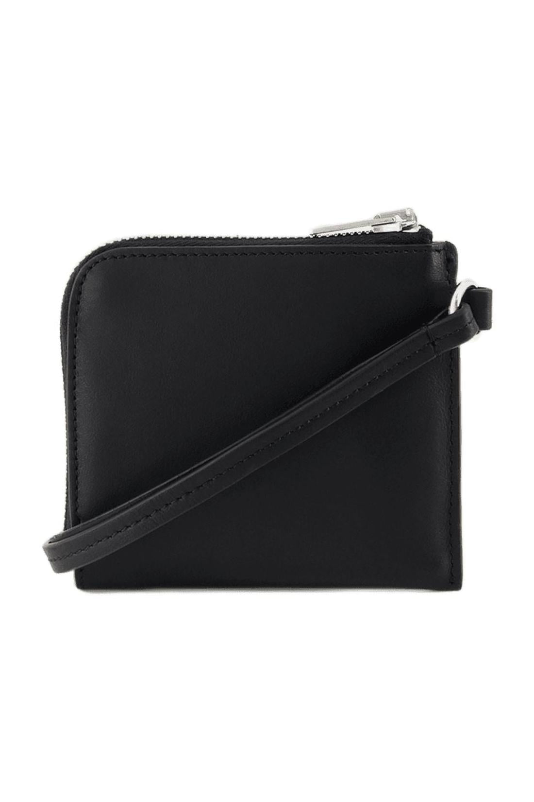 Geldbörse - Maison Kitsune - Leder - Schwarz