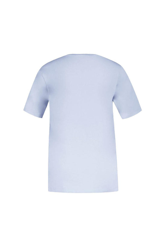 Chillax Fox Patch T-Shirt - Maison Kitsune - Baumwolle - Blau