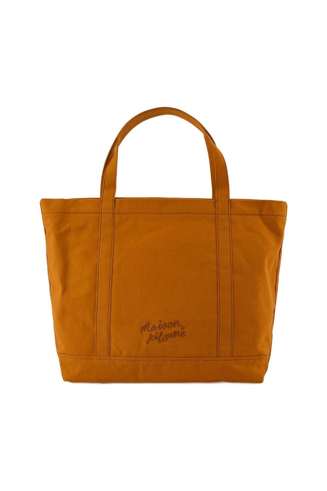 Fox Head Large Cabas - Maison Kitsune - Baumwolle - Braun