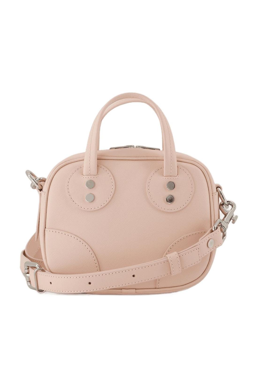 Boogie Schultertasche - Maison Kitsune - Leder - Pink