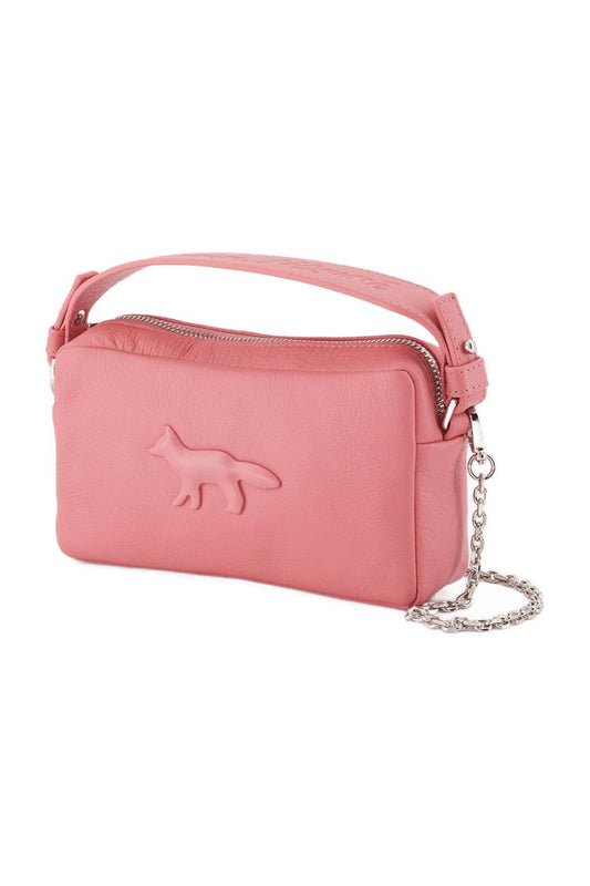 Cloud Schultertasche - Maison Kitsune - Leder - Pink