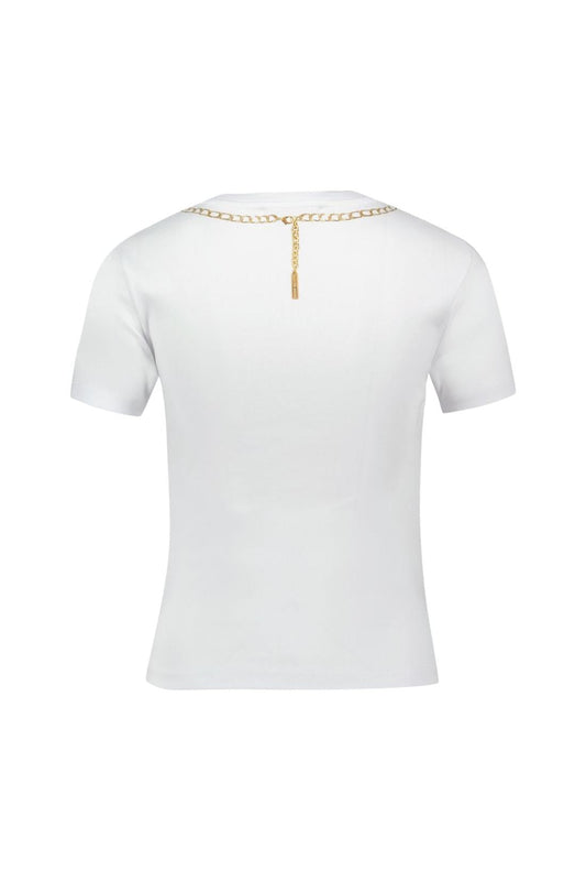 Trompe L'oeil Jewelry T-Shirt - Marine Serre - Baumwolle - Weiß