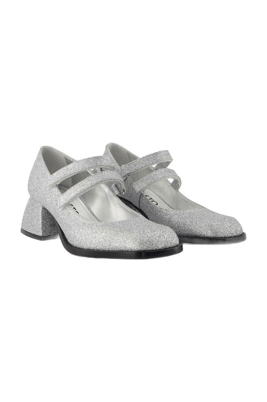 Bulla Bacara Pumps - Nodaleto - Silver Glitter - Leather