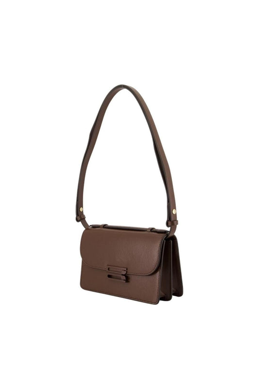 Tonal Mini Dorian Schultertasche - Victoria Beckham - Leder - Braun