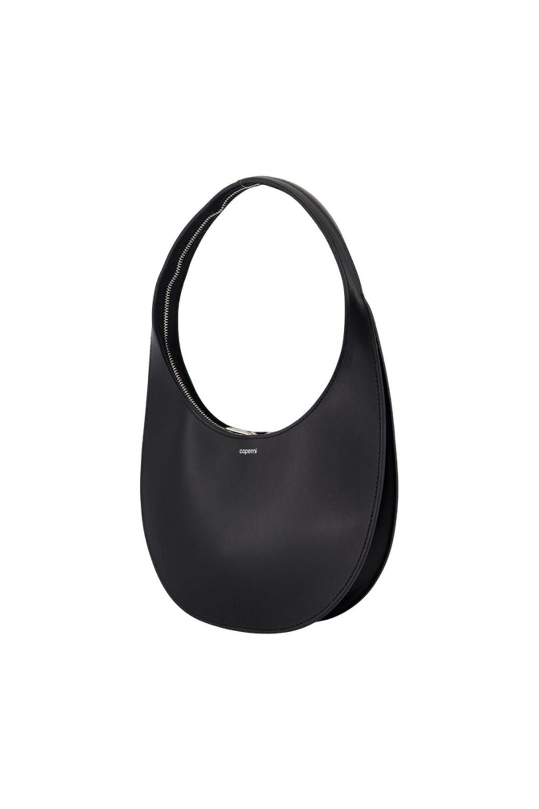 Doppelte Gusset Swipe Handtasche - Coperni - Leder - Schwarz